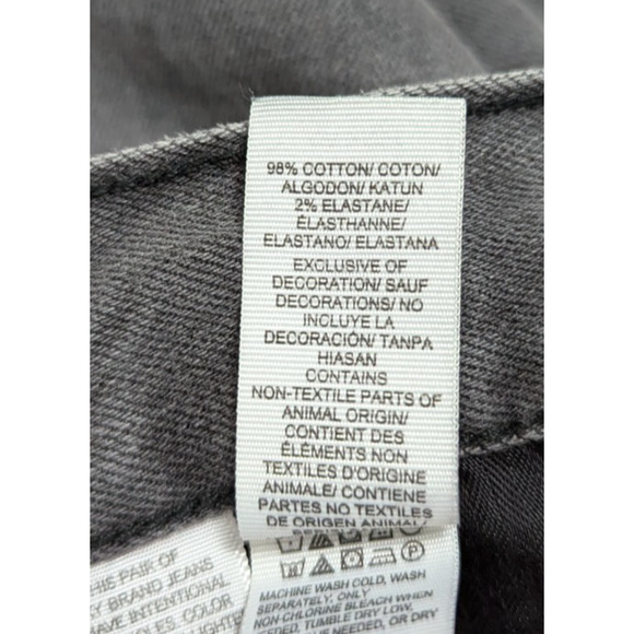 Lucky Brand Jeans sz 32/34 221 Original Straight gray stretchy denim men 2807 - Picture 8 of 8